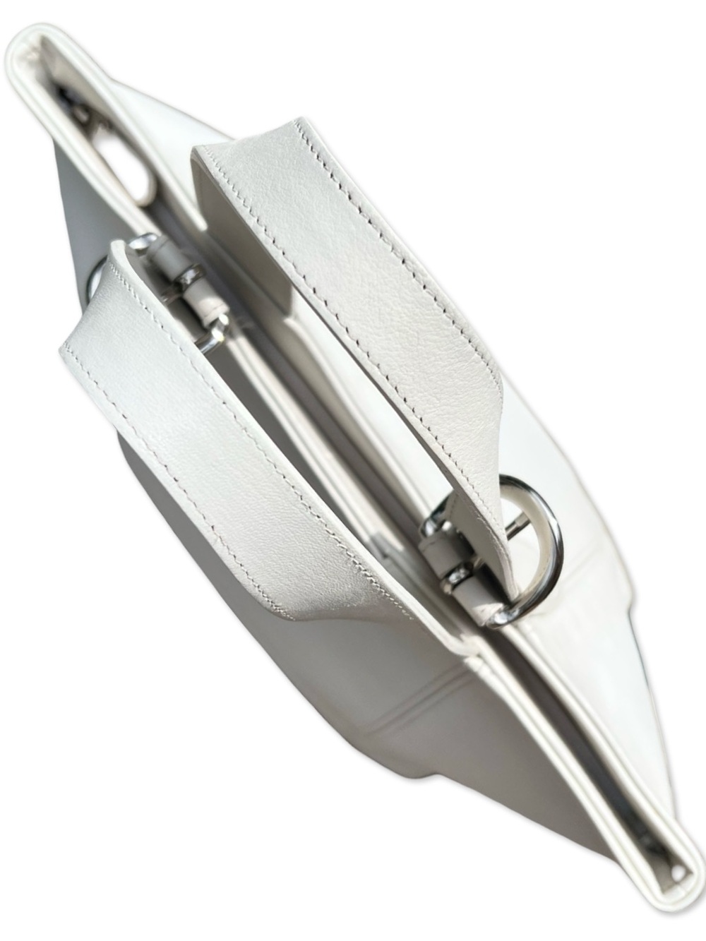 1996 Coach SoHo Waverly Bag in White and Silver - Picture 8 of 16